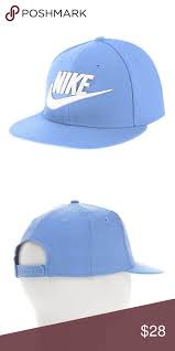 Nike Snapback Baby Blue Hat Nike Accessories Embroidered Nike Logo Blue Hat