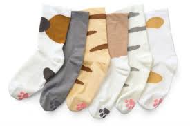 Product don't have any reviews. Turn Your Feet Into Squishy Cat Paws With These Japanese Kitty Socks Grape Japan