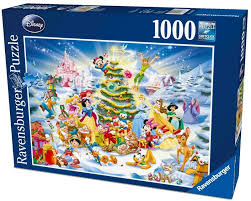 Peter pan, aladdin, the jungle book, beauty. Ravensburger 1000 Piece Jigsaw Puzzle Disney Christmas Eve Board Game At Mighty Ape Australia