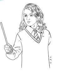 Harry Potter Coloring Pages Luna Scribblefun Harry Potter Coloring Pages Harry Potter Colors Coloring Pages