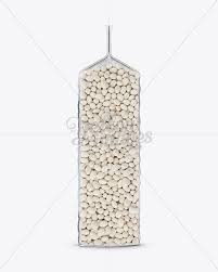 Download Navy Beans Vacuum Bag Mockup In Flow Pack Mockups On Yellow Images Object Mockups