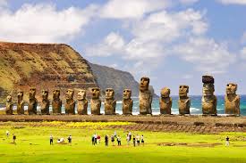 It is the easternmost outpost of the polynesian island world and is famous for its giant stone statues. Easter Island Statues Are Being Defiled By Nose Picking Tourists