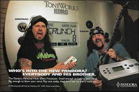Pantera Dimebag Darrell Vinnie Paul Abbott 1996 Korg Pandora 5 X 8 Ad Print Dimebag Darrell