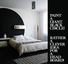 Headboards can be a great way to add a distinctive, personal touch not only to. Diy Black Round Headboard Painted Black Headboard Bedroom Circle Bed Diy On A Budget