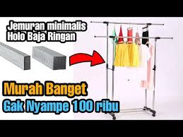 Bengkel las madaniah penyedia kanopi ruang jemuran baju dengan kualitas bahan terbaik dengan harga yang terjangkau. Cara Membuat Jemuran Baju Dari Hollow Baja Ringan Youtube