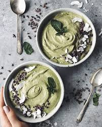 Mint Chocolate Chip Cauliflower Smoothie Bowl Smoothie Bowl Smoothie Bowl Recipe Mint Chocolate Chips