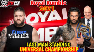 Last man standing match for the wwe universal championship roman reigns (c) (with paul heyman) vs. Royal Rumble 2021 Roman Reigns Vs Kevin Owens Universal Championship Last Man Standing Match Youtube