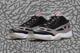 First Look Air Jordan 11 Low Ie Black Cement In 2020 Air Jordan 11 Low Air Jordans Jordan 11 Low