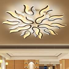 Sun Shaped Ceiling Lights With 15 Lights Lamps Zone Modern Ceiling Lamps Decorative Ceiling Lights Modern Led Ceiling Lights