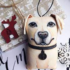 sobaka labrador simvol 2018 simvol goda podarok na novyj god igrushki na elku simvol2018 sobaki labrador dog crafts doll patterns art dolls