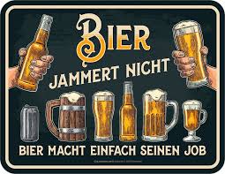 Rahmenlos Blechschild Mit Witzigem Spruch Bier Jammert Nicht Online Kaufen Otto