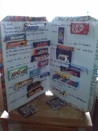 50th Birthday Present Ideas For Him Uk Chocolate Birthday Card With Uk Sweets Birthday Cards For Boyfriend Dad Birthday Card Birthday Card Messages