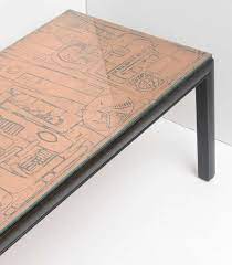 Our rustic wood and copper coffee tables and end tables will create a stunning rustic decor in your home. Hammered Copper Top Coffee Table At 1stdibs