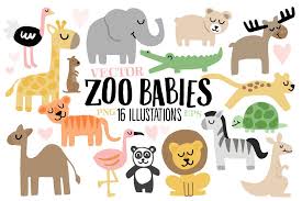 Zoo Babies Animal Illustrations Animal Illustration Zoo Babies Baby Animals