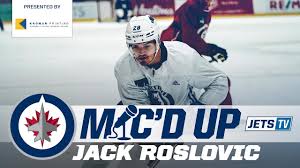 The winnipeg jets and restricted free agent jack roslovic have been unable to come to terms on a new contract and the young. Mic D Up Jack Roslovic Youtube