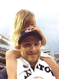 Jonathan Lucroy and his daughter