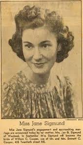 Jane Elizabeth Cooper Obituary March 10, 2018