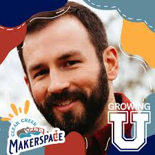 Meet our new Growing U coach, Kyle Barras! Kyle has always loved inventing  things and making stuff. His early doodles were known to depict futuristic  objects such as gasoline-powered skateboards and cars
