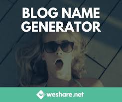You can think really hard to come up with the best blog name, or you can solicit the services of a professional blog name generator. Free Blog Name Generator Instantly Generate 1000s Blog Name Ideas