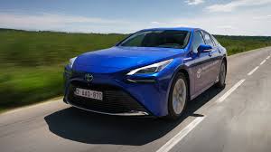 The toyota certified used mirai fuel cell vehicle (fcev) is powered by hydrogen, its only emission is water, and never needs to be plugged in. A Toyota Mirai Just Did 623 Miles On A Single Tank Of Hydrogen Top Gear