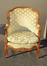Vintage Carved French Louis Xv Style Barrel Back Sage Bergere Accent Chair Down Frenchprovinciallouisxvstyle Unknown Accent Chairs Chair Antique Chairs