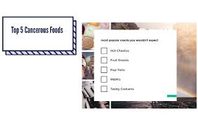 Top 5 Cancerous Foods Quest News