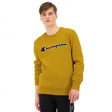 Accédez aux dernières tendances avec notre sélection pour femme, homme et enfant. Sweat Homme Col Rond Champion 213511 Moutarde