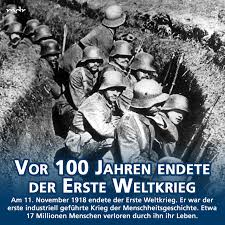 November 1918 endete der 1914 ausgebrochene erste weltkrieg. Facebook