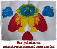La symétrie est dans la nature : La Peinture Symetrique Un Jeu Monstrueusement Drole La Cour Des Petits