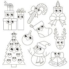 Si deseas potenciar tus habilidades artísticas cuando te diviertes, en nuestra colección de juegos para dibujar encontrarás las mejores formas de mejorar este arte y tendrás todas las herramientas para hacerlo. Conjunto De Vacaciones De Navidad Para Colorear El Gran Libro Para Colorear Para Ninos En Edad Preescolar Con Facil Nivel De Juego Educativo Ilustraciones Vectoriales Clip Art Vectorizado Libre De Derechos Image