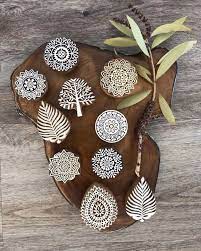 Family Eco Life Qld On Instagram Loving These Beautiful Wooden Printing Blocks For Mindful Nature Inspire Wooden Printing Blocks Hand Carved Sustainable Wood