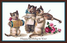 Pin By Becky Beal On Happy Birthday Cat Happy Birthday Cat Happy Birthday Cat Images Vintage Cat