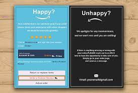 Sadiasultanasa2 I Will Design Amazon Thank You Card Product Insert Package Insert For 5 On Fiverr Com Thank You Card Design Thank You Cards Thank You Card Template