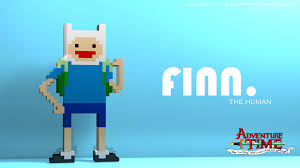 Finn The Human 3d Pixel Art Finn Adventuretime