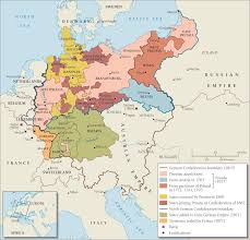 Map Of German Unification Germany Map Europe Map Map