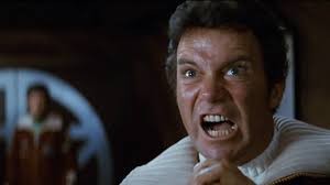 Image result for captain kirk throws finger