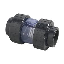 Transparent check valve with stainless steel spring < Sorodist