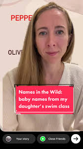 Unique Baby Name Ideas from Daughter's Swim Class
