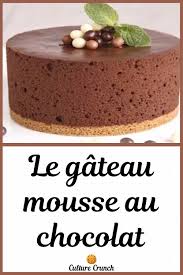 Gateau Mousse Au Chocolat La Recette Facile Patisserie Sans Cuisson Recette Gateaux Et Desserts