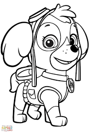 Our printable sheets for coloring in are ideal to brighten your family's day. Paw Patrol Skye Coloring Page Youngandtae Com Paw Patrol Coloring Pages Paw Patrol Coloring Coloring Pages