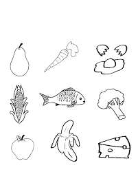 Health By Eating Food Containing Vitamin Coloring Pages For Kids E46 Printable Health Safety Col Food Coloring Pages Vegetable Coloring Pages Food Gallery