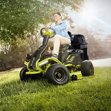 Take advantage of our lawn striping kit to get that professionally landscaped look in the at the end of the season, using a bagger can really help make fall leaf cleanup a breeze. Electric Riding Mower Bagger Attachment Ryobi Tools