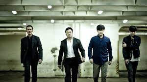 Male lead starts good becomes evil. Bad Guys Netflix