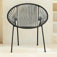Modern Outdoor Patio Furniture Cb2 In 2020 Black Metal Dining Chairs Metal Dining Chairs Modern Outdoor Furniture