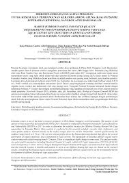 Pdf Hidrodinamika Dan Kualitas Perairan Untuk Kesesuaian Pembangunan Keramba Jaring Apung Kja Offshore Di Perairan Keneukai Nangroe Aceh Darussalam
