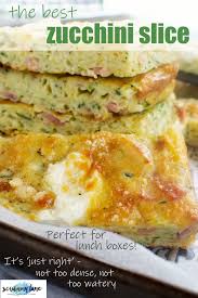 Lay zucchini slices flat in a single layer onto the prepared baking sheet. Best Zucchini Slice Scrummy Lane