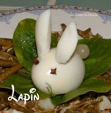 Lapin Avec Un Oeuf Sculptures De Fruits Fruits Et Legumes Fruits