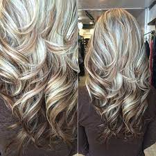 Long Layered Haircut In Light Blonde Highlights With Brown Lowlights Blonde Hair With Highlights Platinum Blonde Hair Color Light Blonde Highlights