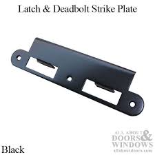 This kit can be used to easily repair a door that fails to latch when it is closed. Latch Deadbolt Strike Plate 57mm Extended 2 1 4 Door Black