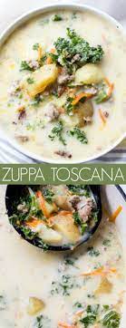 Our Version Of The Popular Olive Garden Soup Zuppa Tuscana Fresh Kale With Italian Sausage Potatoes And Veggies In A Soup Recipes Toscana Soup Stew Recipes